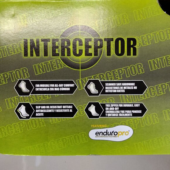 Interceptor Litefast Tactical Combat Boots Women's 8.5 Zippered 6" Shaft NIB NWT - Picture 7 of 9